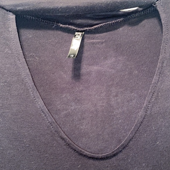 SPLASH JERSEY DEEP SCOOP NECK LNG SLV TOP SZ 1X - Picture 4 of 10